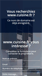Mobile Screenshot of cuisine.fr